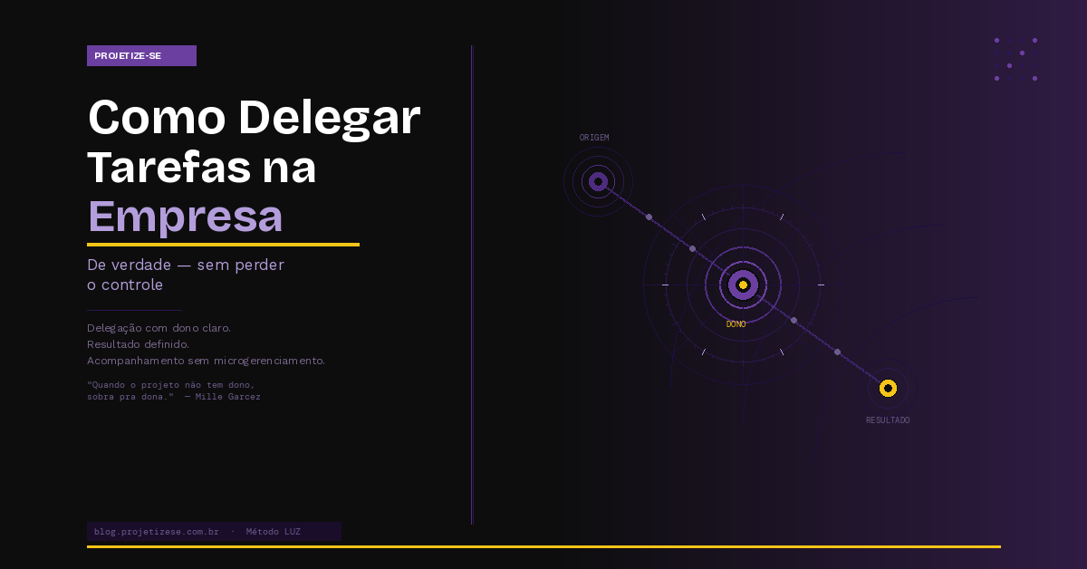 Empresária aprendendo como delegar tarefas na empresa com estrutura